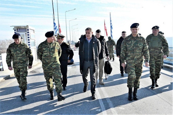 Φυλάκια στον Έβρο επισκέφθηκε  ο Υπουργός Εθνικής Άμυνας - Τι συζήτησε με τους δημάρχους 