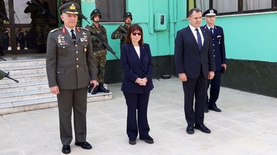 Στις Καστανιές του Έβρου βρέθηκε η Πρόεδρος της Δημοκρατίας
