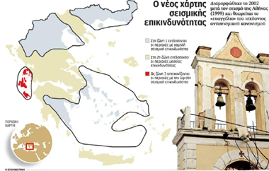 Στη ζώνη χαμηλής σεισμικής επικινδυνότητας η Θράκη.