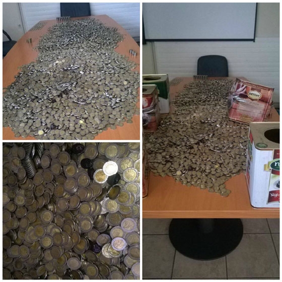 Ασύλληπτη ποσότητα παραχαραγμένων νομισμάτων στο τελωνείο των Κήπων
