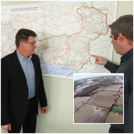 Έβρος: Σε ετοιμότητα οι αρχές για το ενδεχόμενο πλημμυρών