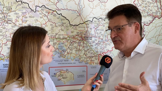 Στιγμιότυπο απο την συνάντηση του e-evros.gr με τον Δημήτρη Πέτροβιτς