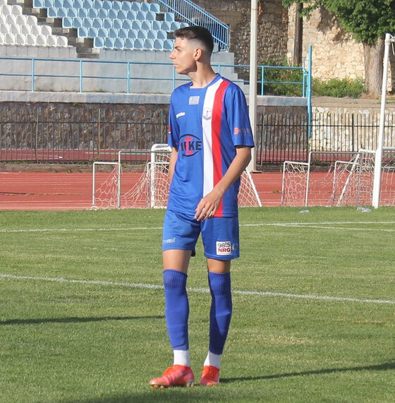 Ο νεαρός ποδοσφαιριστής της FC Αλεξανδρούπολης, Ιωάννης Σπυρολάρης.