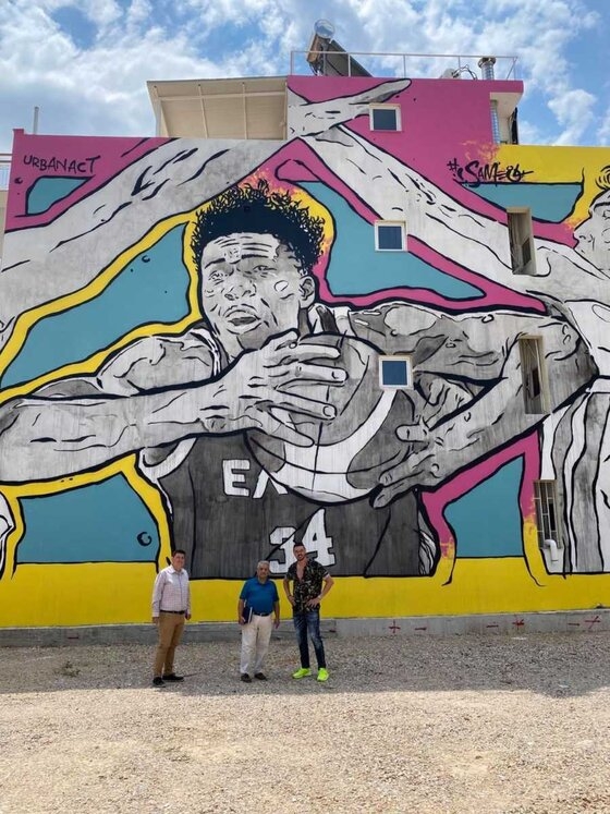 Ο καλλιτέχνης "Same84" δημιούργησε αυτό το πανέμορφο γκράφιτι στα Σεπόλια!