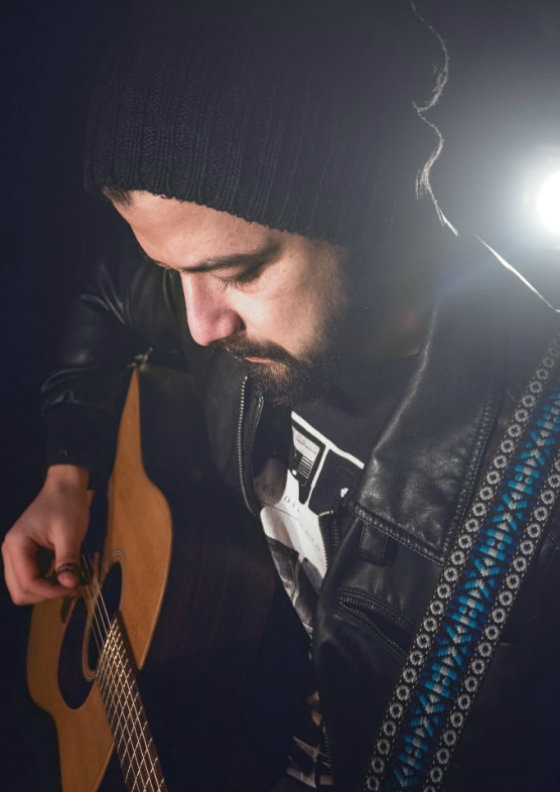 Ο Άγγελος Παπαδόπουλος κατά τη διάρκεια του γυρίσματος.